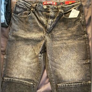 Men’s Black Acid Wash Jeans - Company 81 size 34